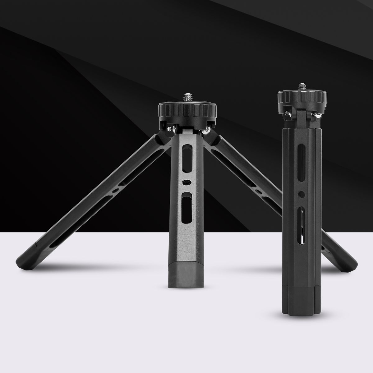 Mini Metal Tripod Aluminum Alloy Desktop Stand Tripod With