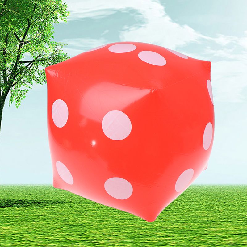 Inflatable Multi Color Blow-Up Cube Dice Toy Stage Prop Toy