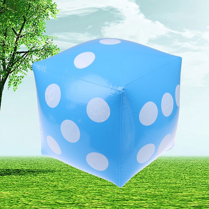 Inflatable Multi Color Blow-Up Cube Dice Toy Stage Prop Toy