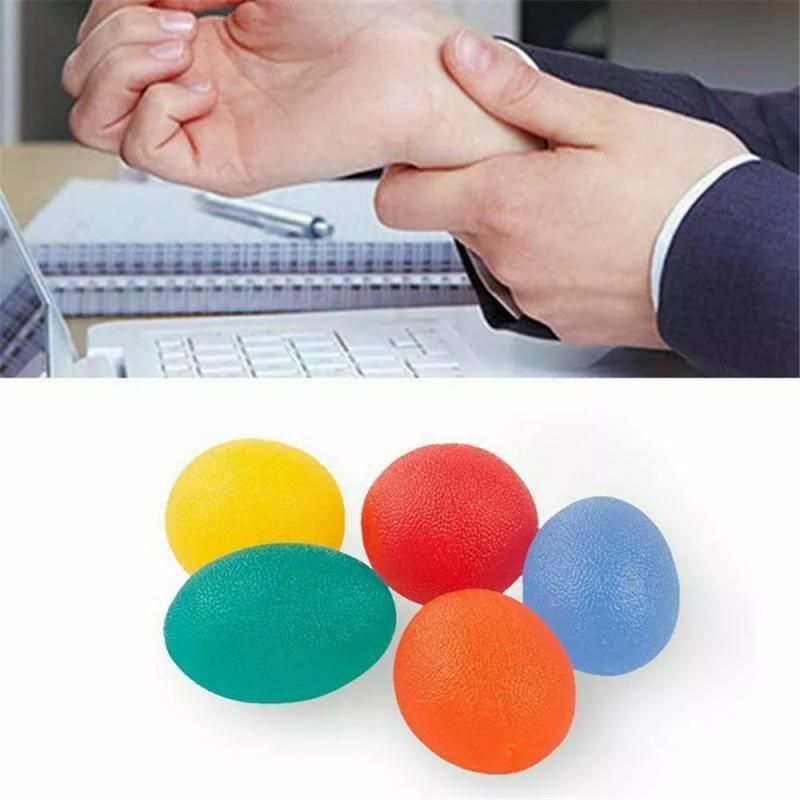 10PCS Hand Grip E Finger Heavy Exerciser Strength Muscle Recovery Gripper Trainer Gripping Ball