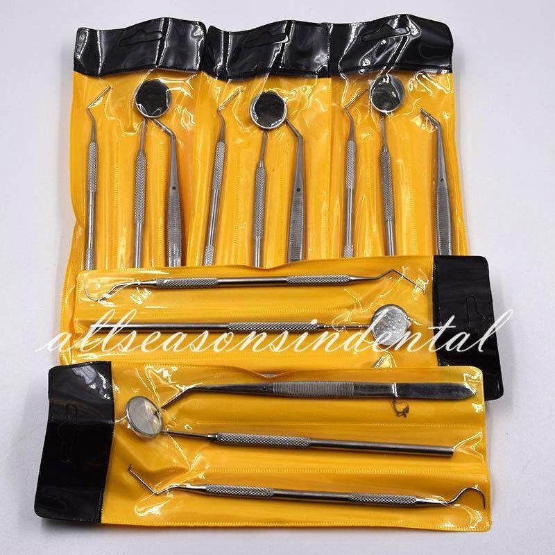 30x Dental Instruments Set Oral Care Kit Tools With Mouth Mirror Tweezers Probe