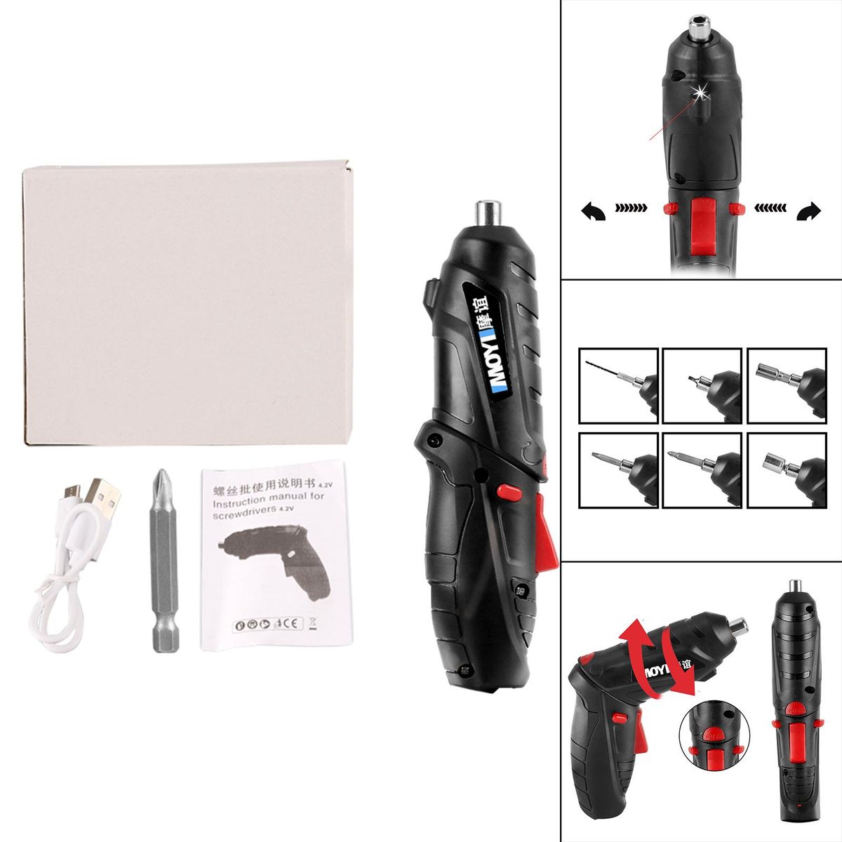 Wireless Electric Screwdriver  Electric Tool Impact