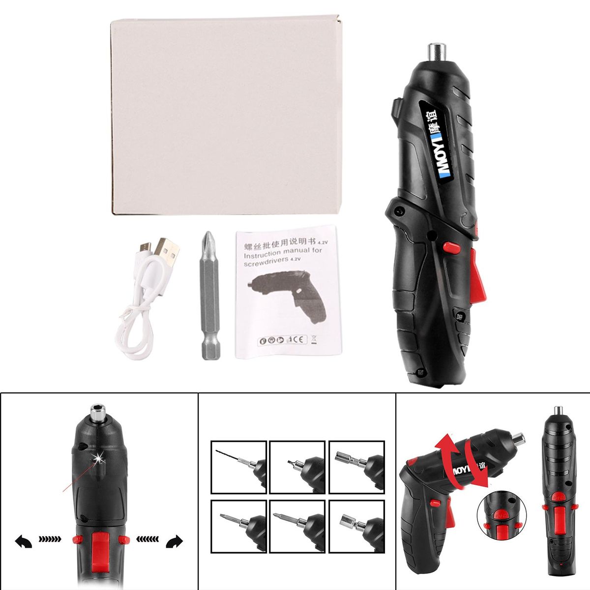 Wireless Electric Screwdriver  Electric Tool Impact