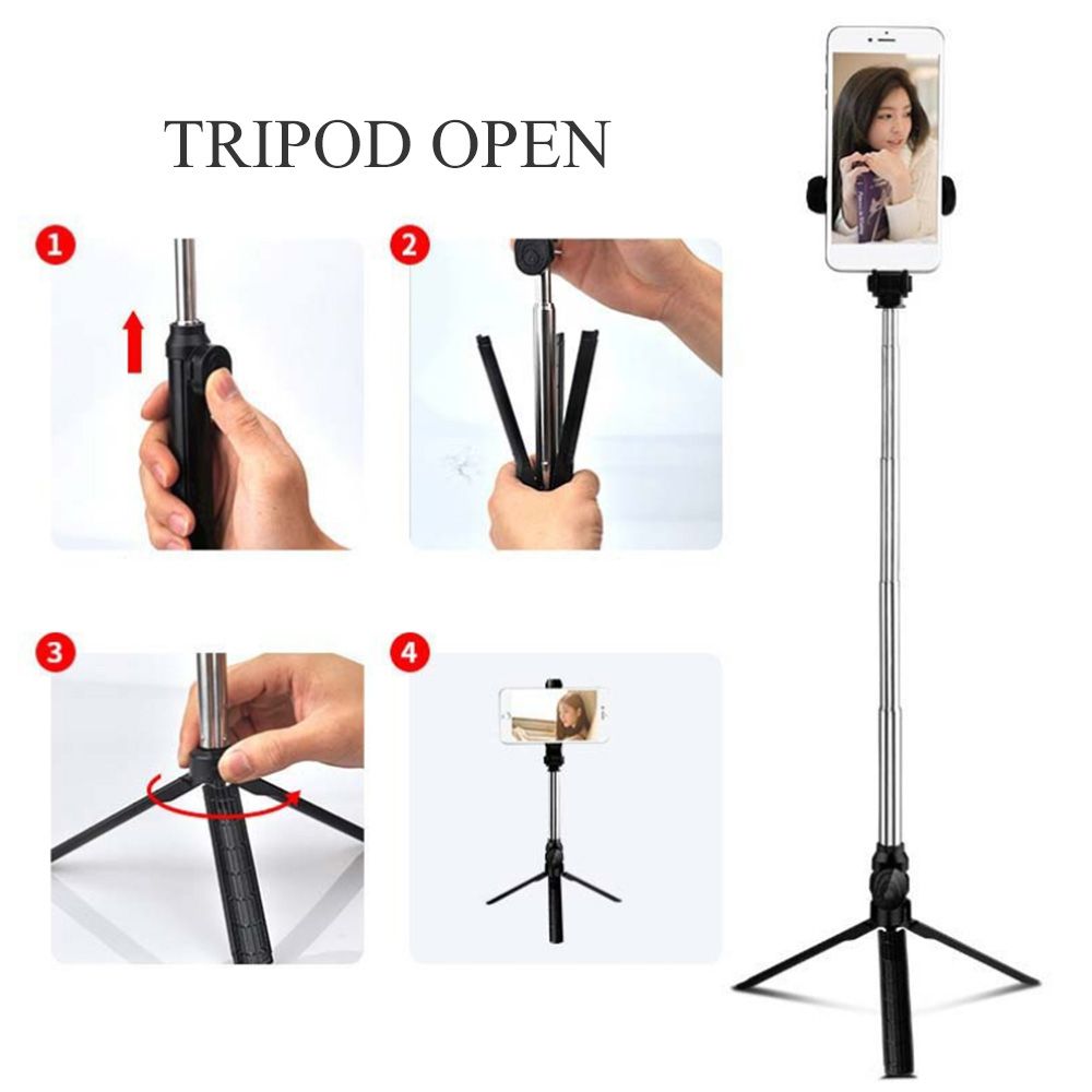 Multi-functional Handheld BT Selfie Stick Portable