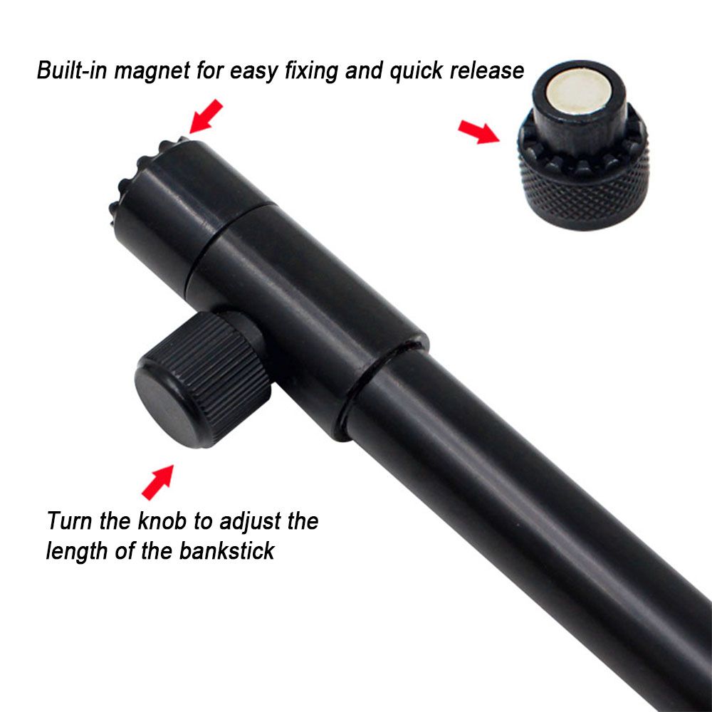 50-80cm Adjustable Quick-release Extending  Stick Spiral