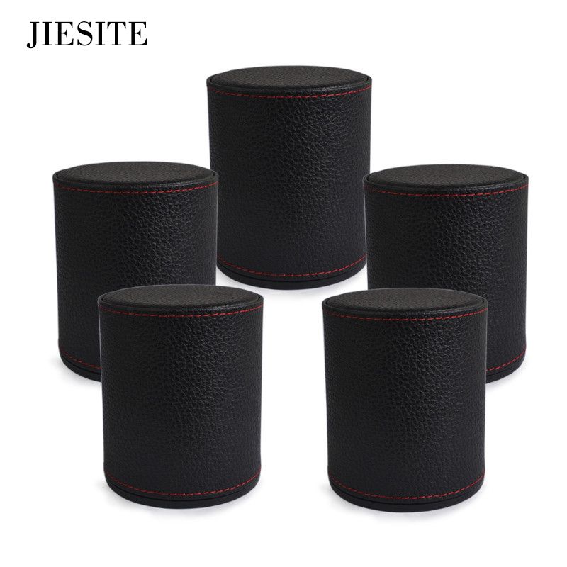 Vsop Leatherplastic Dice Cup Set With 6pcs Acrylic Dices