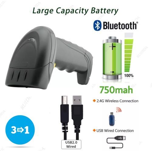 Handheld Bar Code USB Wireless  Barcode Scanner