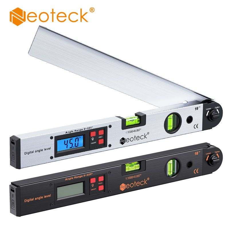 Digital Angle Finder Electronic Protractor LCD Display NTK078