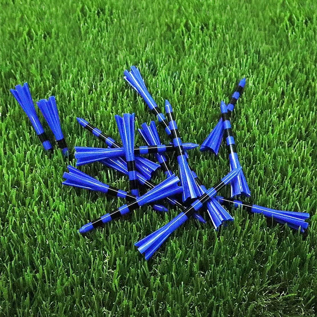 Plastic Golf Tees Pack of 50 Reduces Friction & Side Spin 5