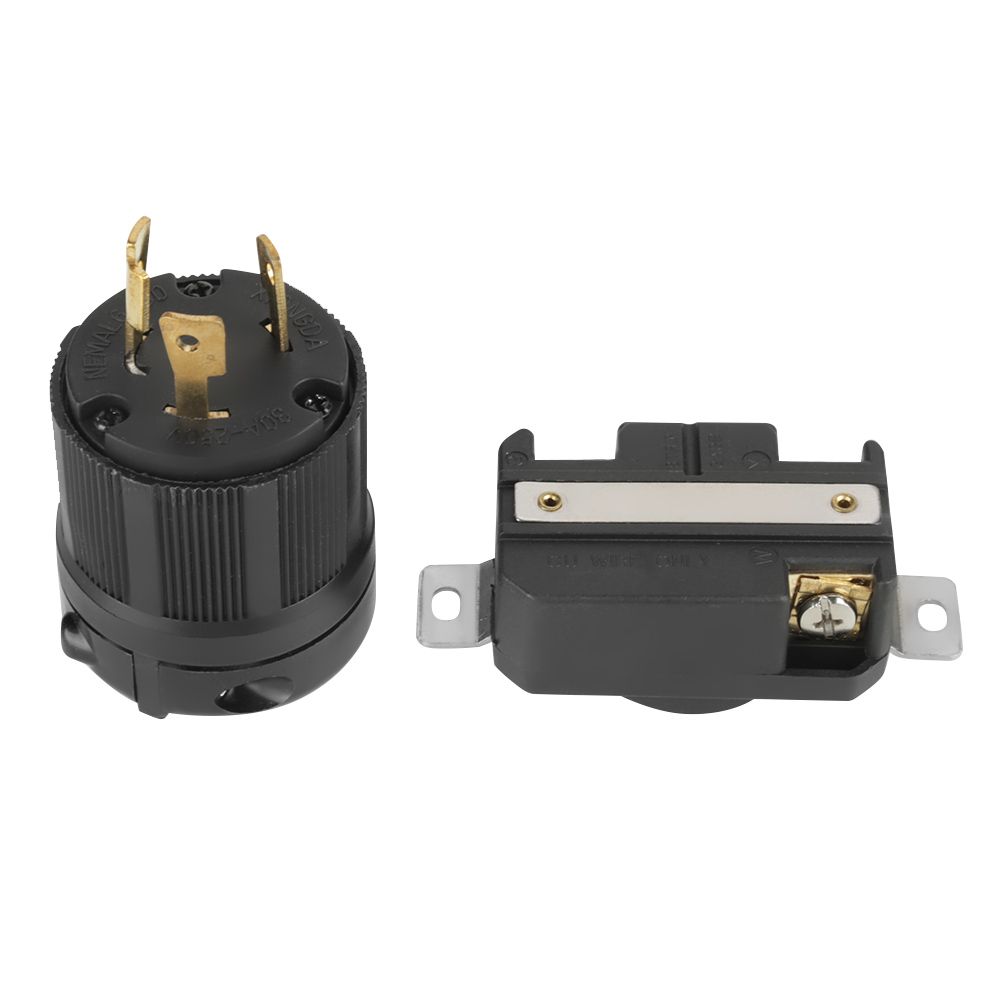 NEMA L6-30P L6-30R 30A 250V Twist Lock Electrical 3 Pin
