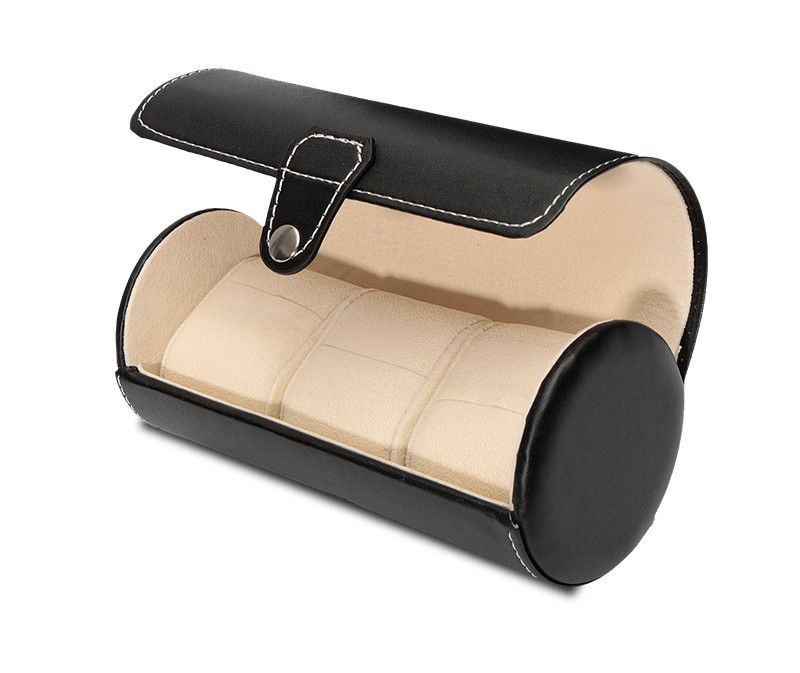 3 Slots Wrist Watch & Jewelry Travel Storage Case