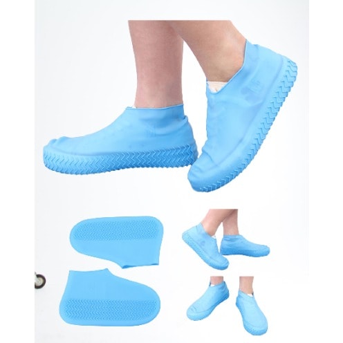 Reusable Water Proof Shoe Cover - Blue