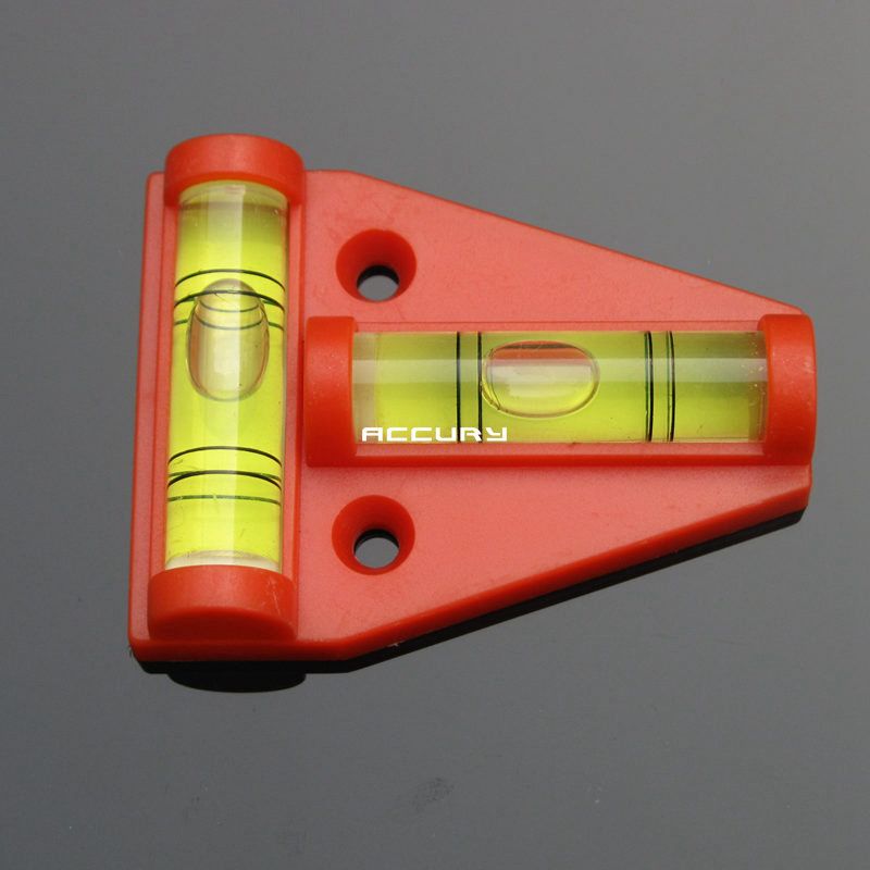 Color Acrylic Level Vails Ruler Horizontal Instrument Black