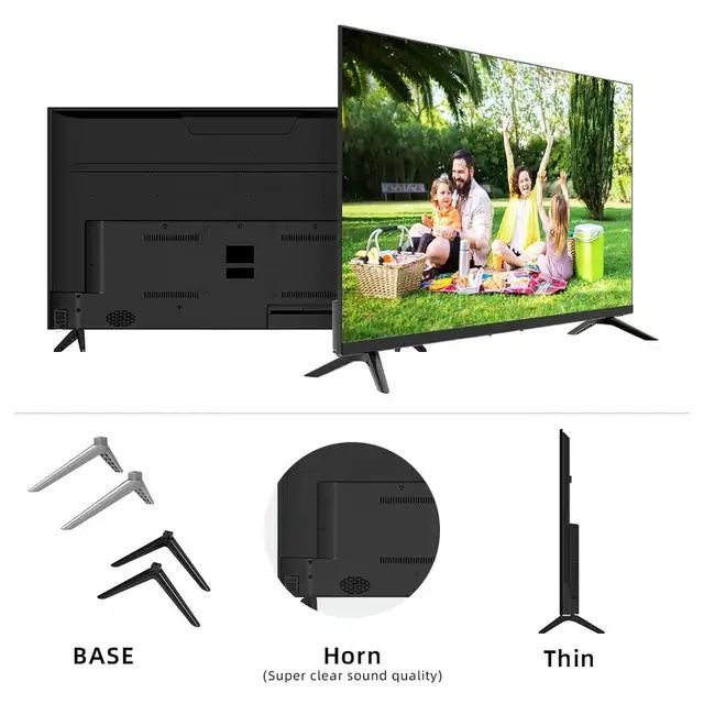55'INCHES SMART 4K UHD TV FRAMELESS NEW 2023