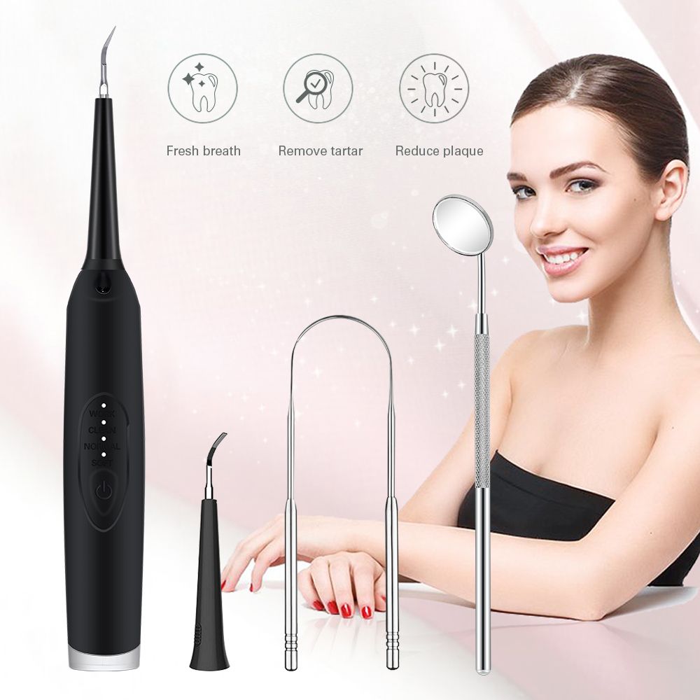 4 Mode Ultrasonic Dental Scaler Water Tooth Cleaner Sonic