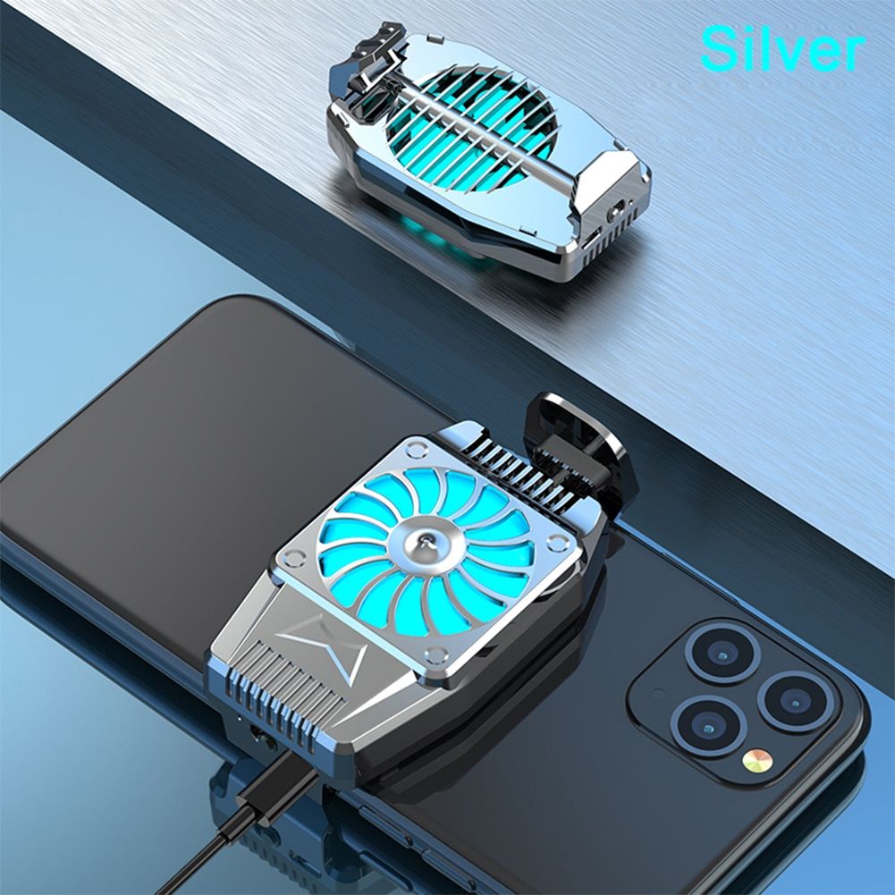 Mobile Phone Radiator Universal Mini Portable Cooling Fan Game Cooler Cell Phone Radiator Heat Sink For IPhone/Samsung/Xiaomi