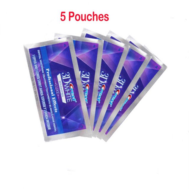5 Pouch/10 Strips Crest 3d White Whitestrips Luxe Effects