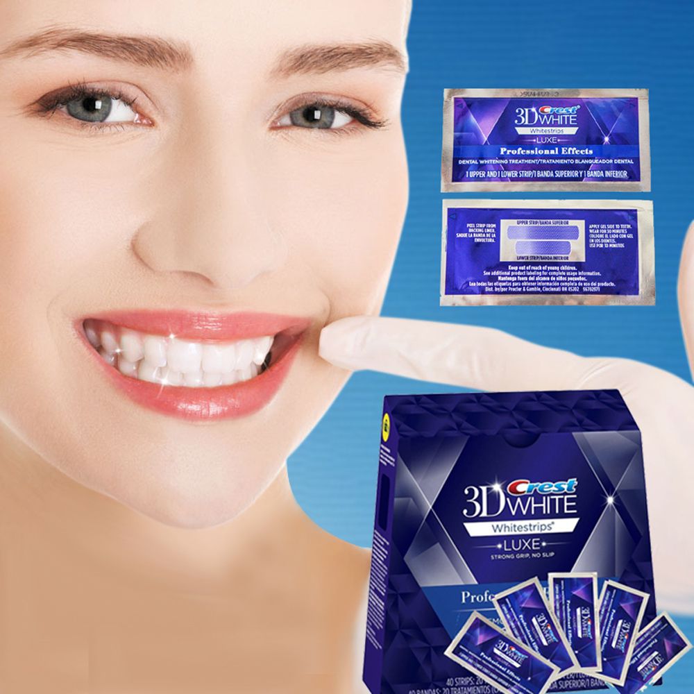 5 Pouch/10 Strips Crest 3d White Whitestrips Luxe Effects