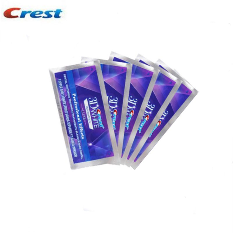 5 Pouch/10 Strips Crest 3d White Whitestrips Luxe Effects