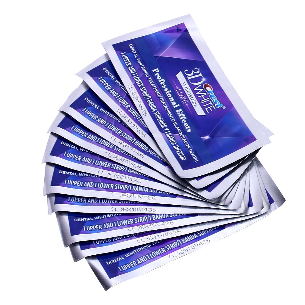 5 Pouch/10 Strips Crest 3d White Whitestrips Luxe Effects