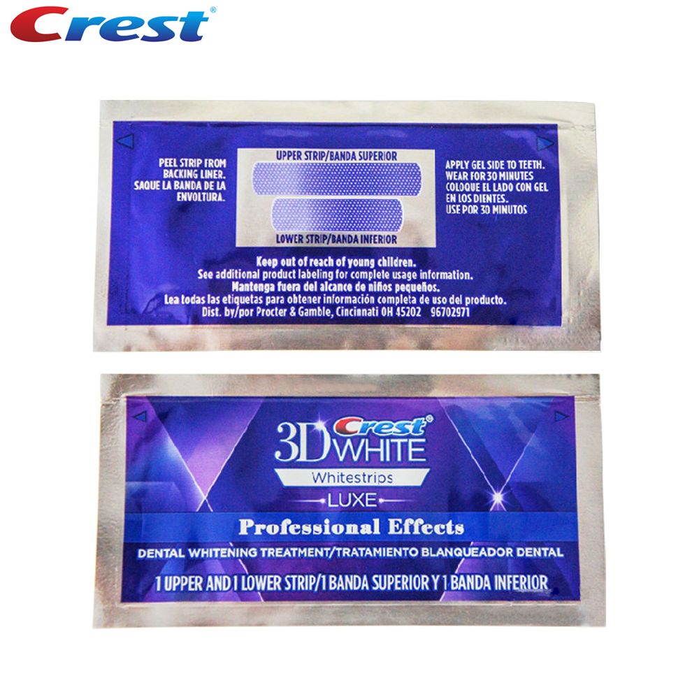 5 Pouch/10 Strips Crest 3d White Whitestrips Luxe Effects