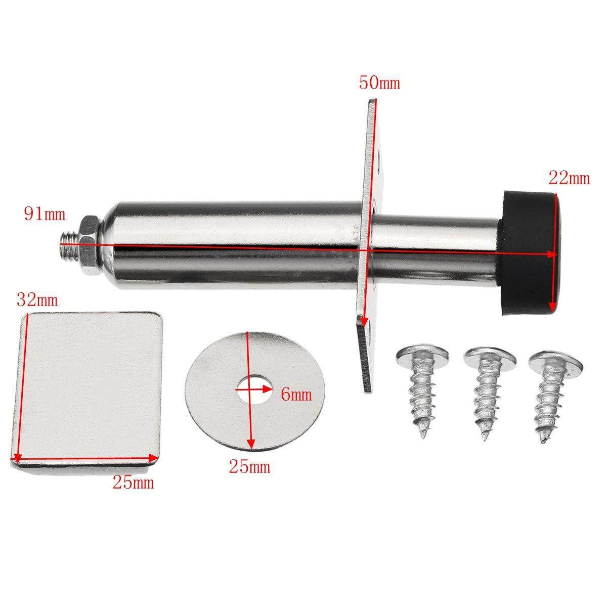 2 PCS Stainless Chrome Door Poppers Trunk Popper Street Rod NEW--Bid Is 2 Pcs