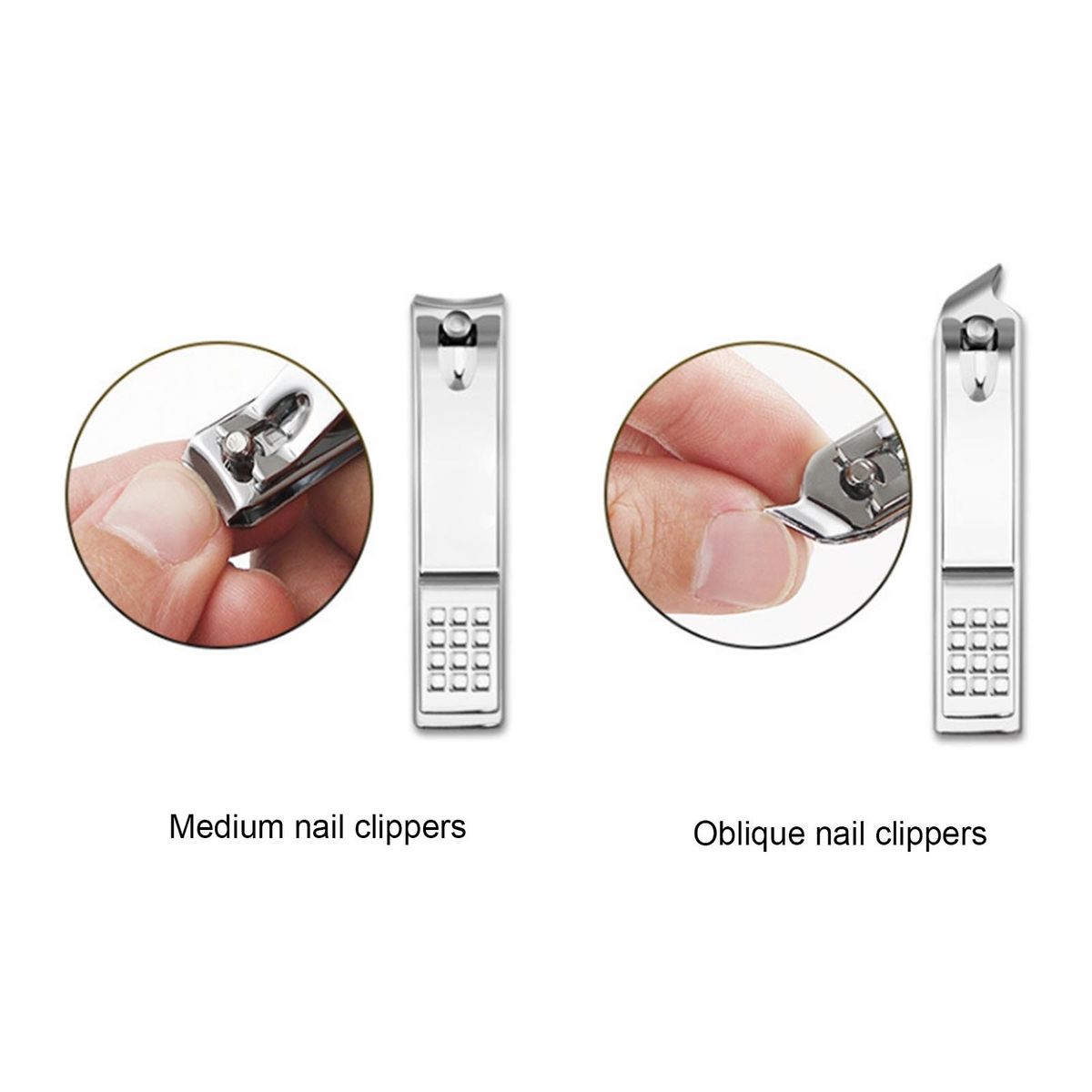 11pcs Stainless Steel Nail Clipper Cutter Trimmer Grooming Kit Manicure Set Pedicure Toe Nail Art Tools Set Kits With Storage Case