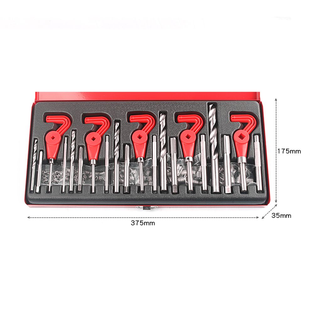 131PCS Auto Screw Thread Repairing Tool Screw Tooth