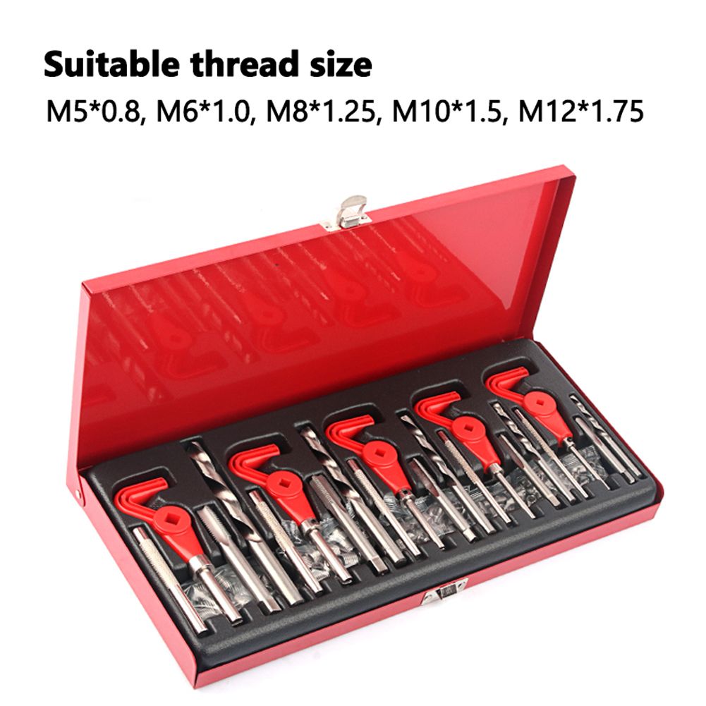 131PCS Auto Screw Thread Repairing Tool Screw Tooth