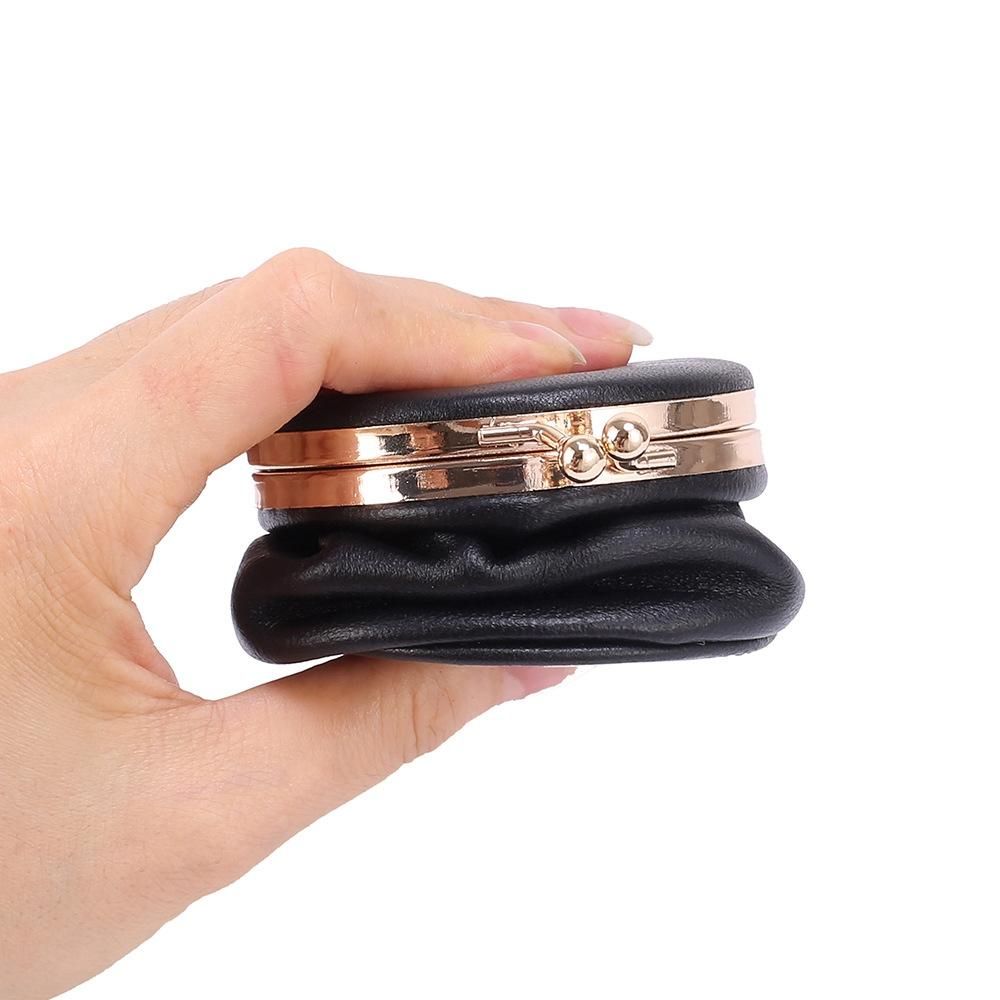 Portable Leather Lipstick Pouch Mini Cosmetic Bag Blue