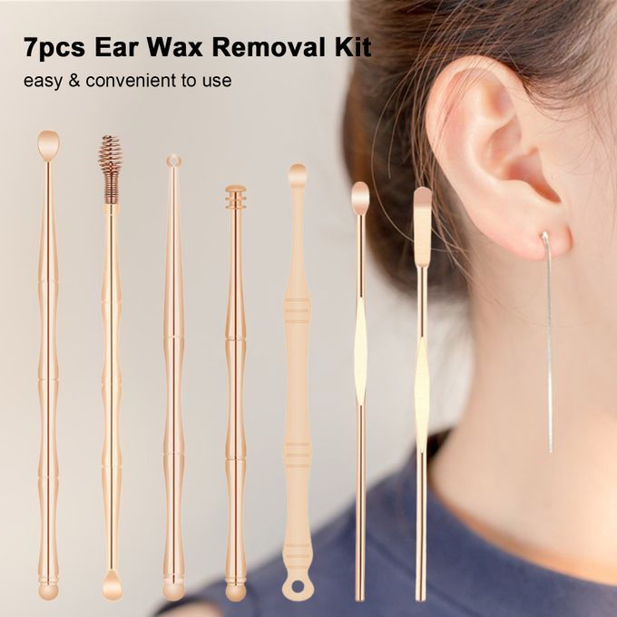 7pcs Ear Wax Removal Kit Ear Wax Remover With Stainless