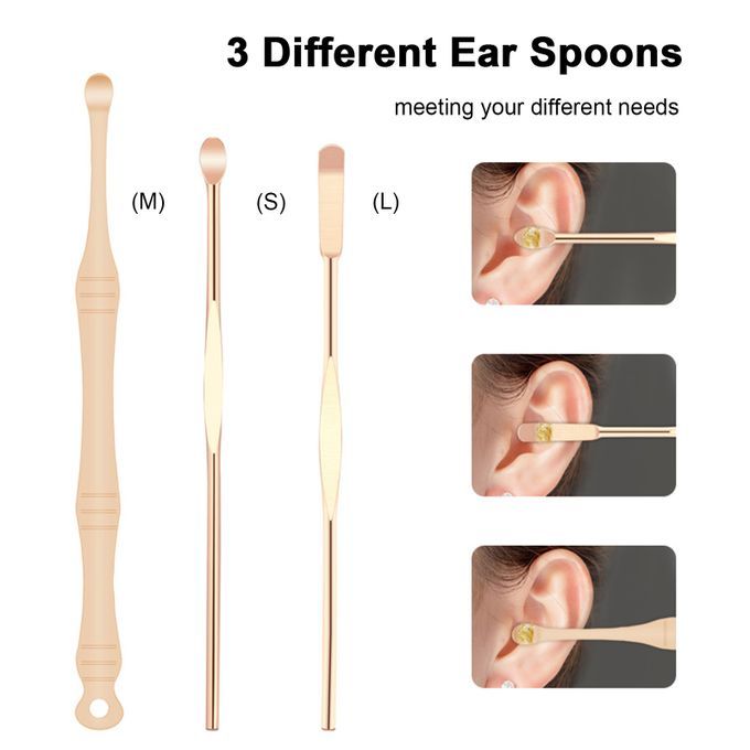 7pcs Ear Wax Removal Kit Ear Wax Remover With Stainless