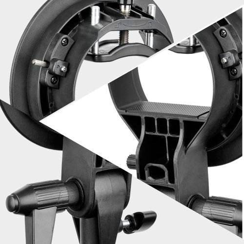 Godox 40 * 40cm / 15" * 15" Softbox Diffuser With  S-type Bracket Bowens Holder For Speedlite Flash Light