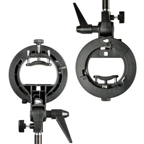 Godox 40 * 40cm / 15" * 15" Softbox Diffuser With  S-type Bracket Bowens Holder For Speedlite Flash Light