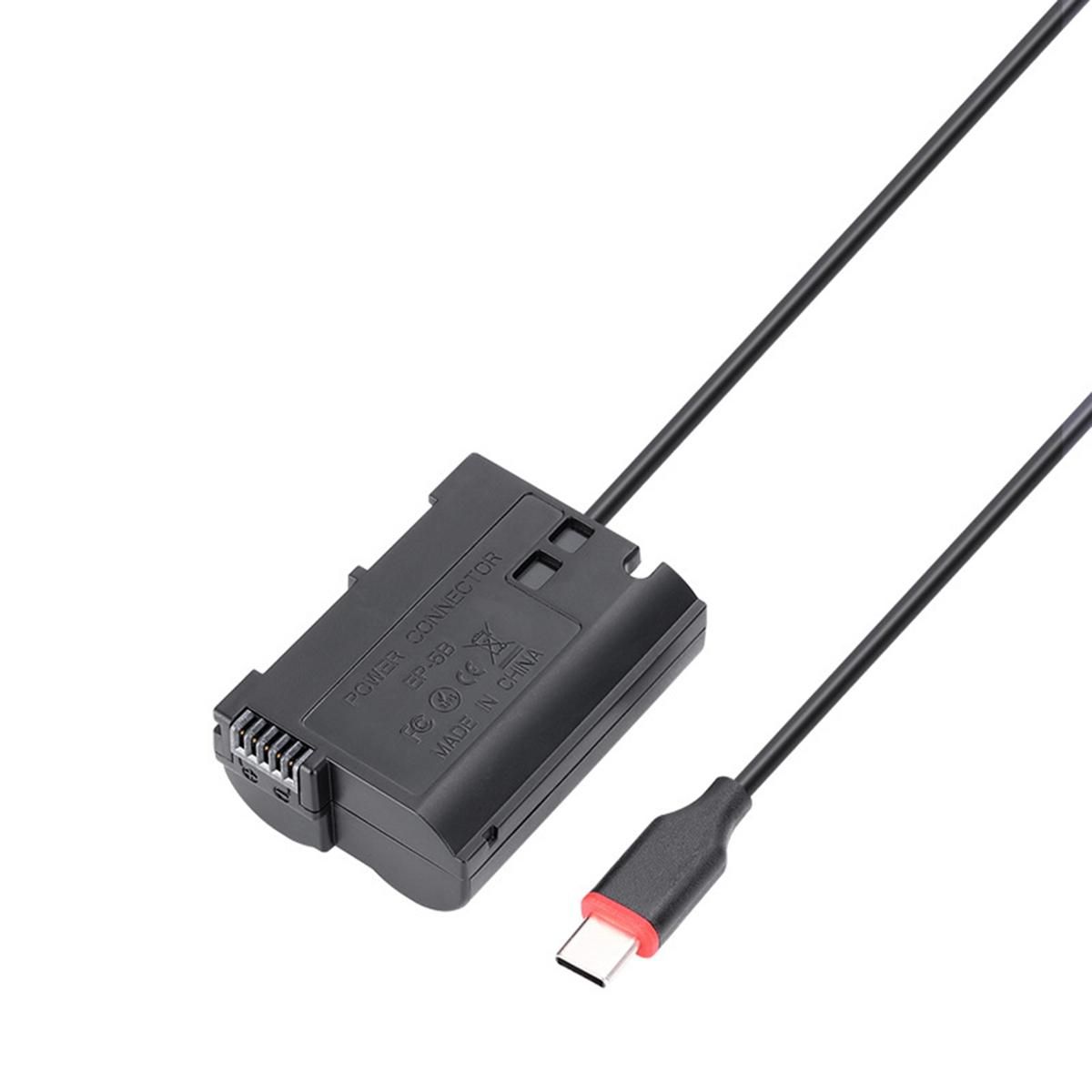 EN-EL15 Dummy Battery DC Power AC Adapter for Nikon D7000 D7100 D7200 D750 D800E D810A Z5 Z6 Z7 II Camera Charger