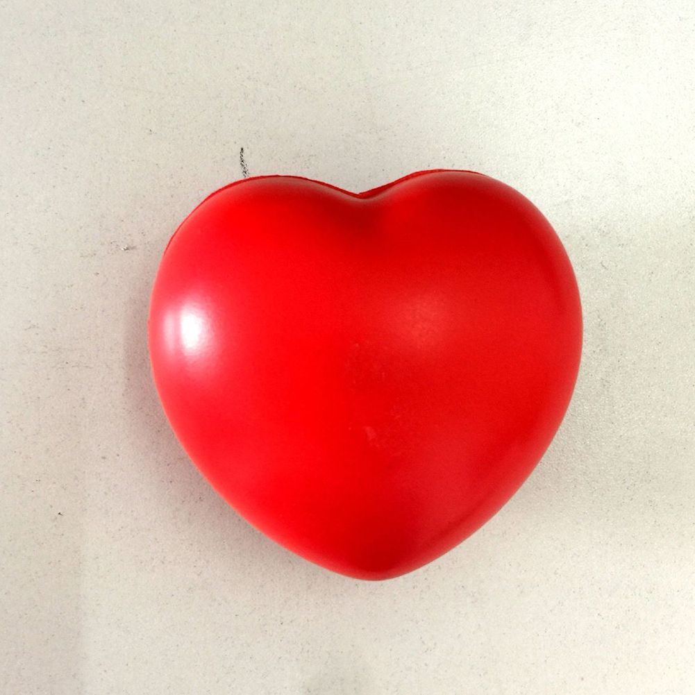 Funny Love Heart Ball Soft Slow Rising Stress Reliever Gag-