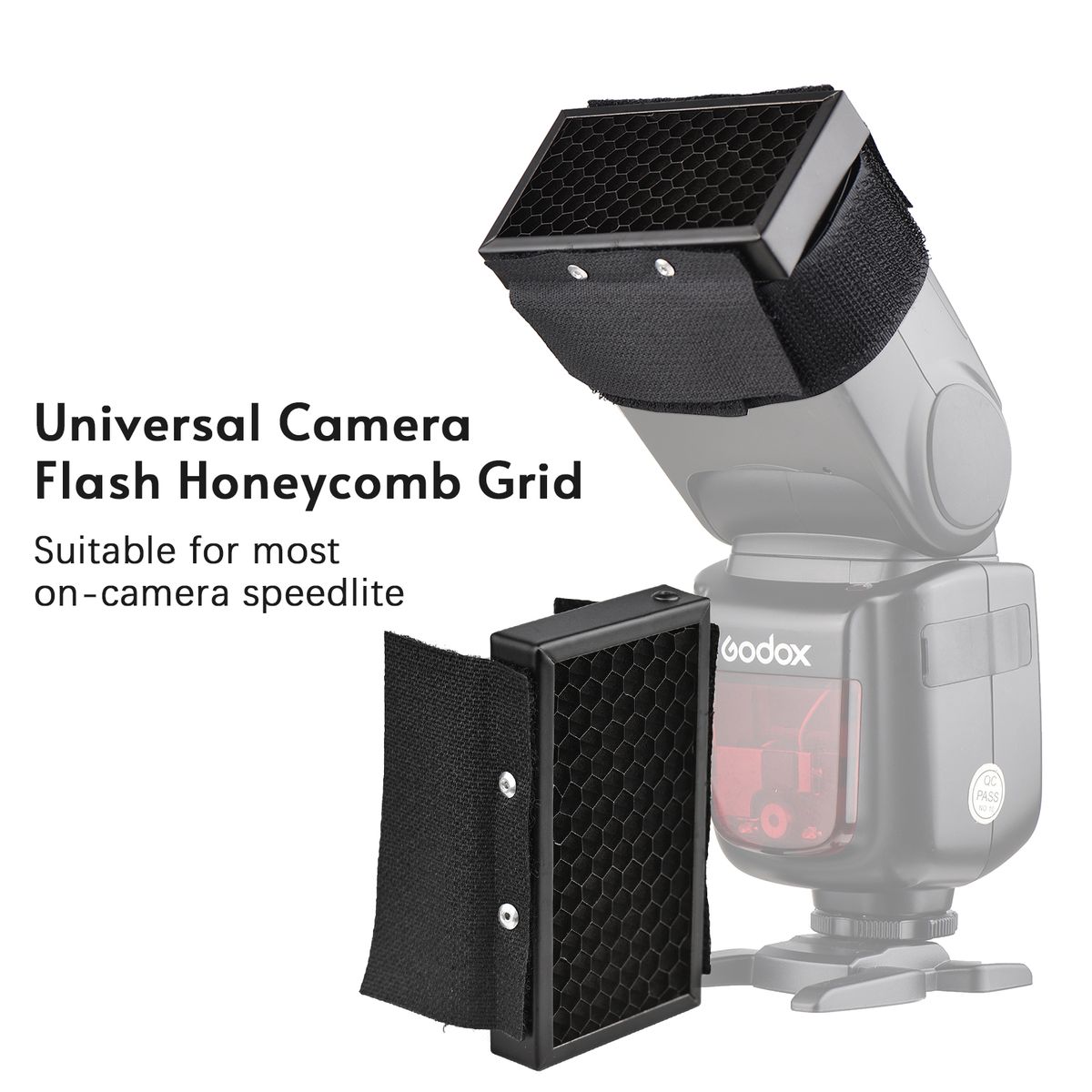 Universal Camera Flash Honeycomb Grid Metal Accessory