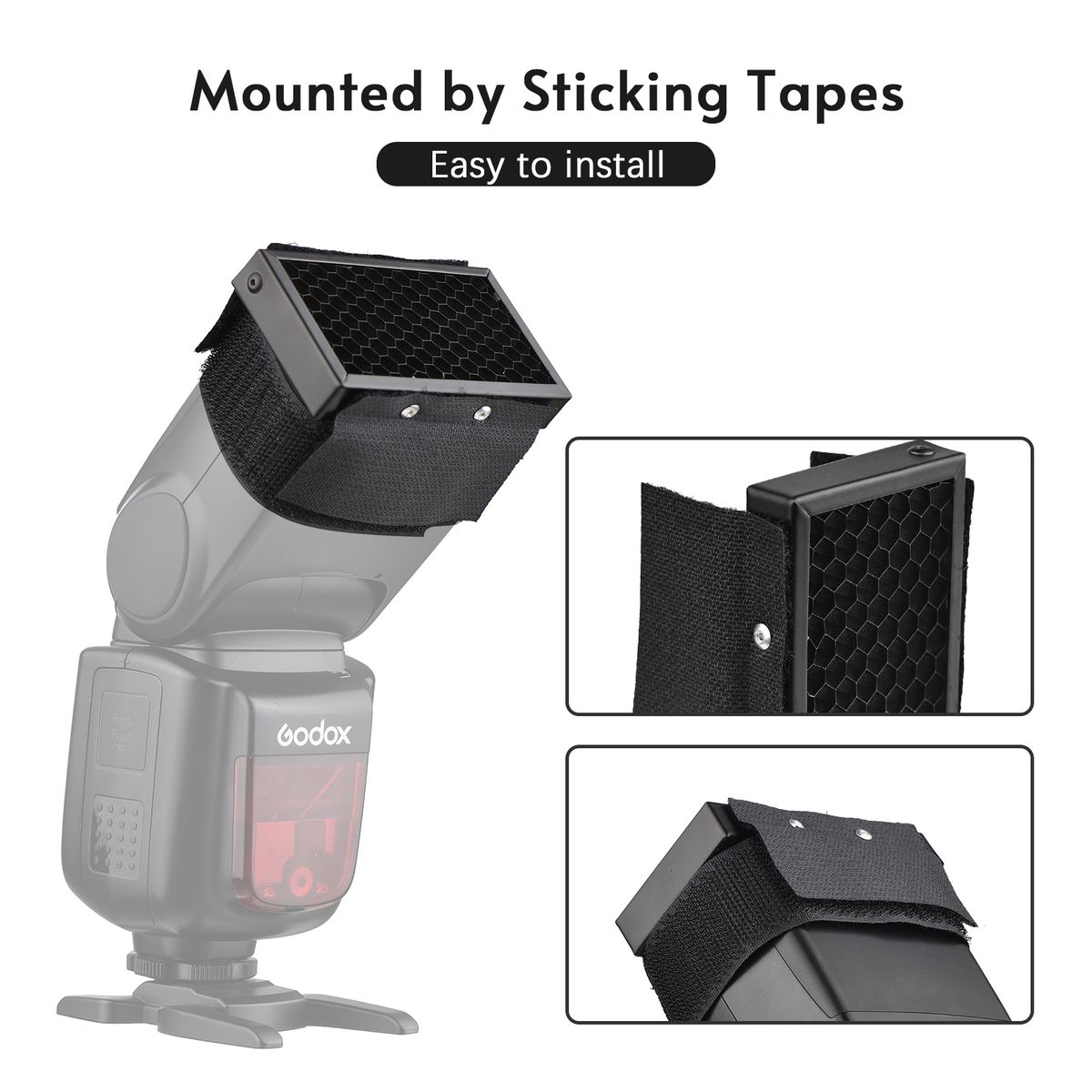 Universal Camera Flash Honeycomb Grid Metal Accessory