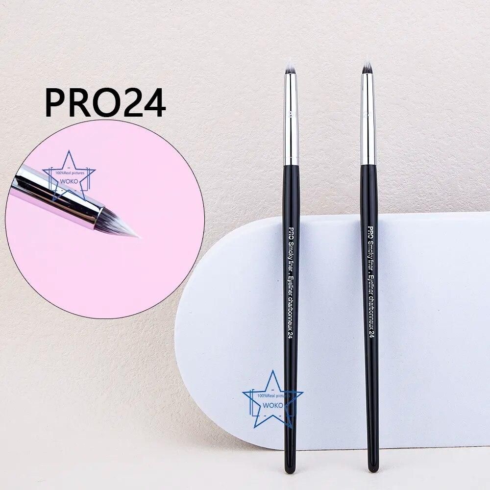 Pro 24 Smoky Liner Brush  Eyeshadow Cream Smoky Shadow Makeup Brush  Professional Smoky Eyeliner Brush Makeup Eyeshadow Brushes