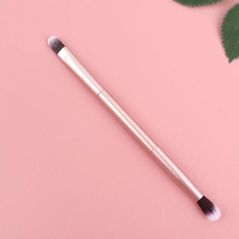 1PC Nose Contour Brush Eyeshadow Double-ended Makeup Brush Portable Nose Shadow Eye Shadow Brush Women Makeup Cosmetic Tools