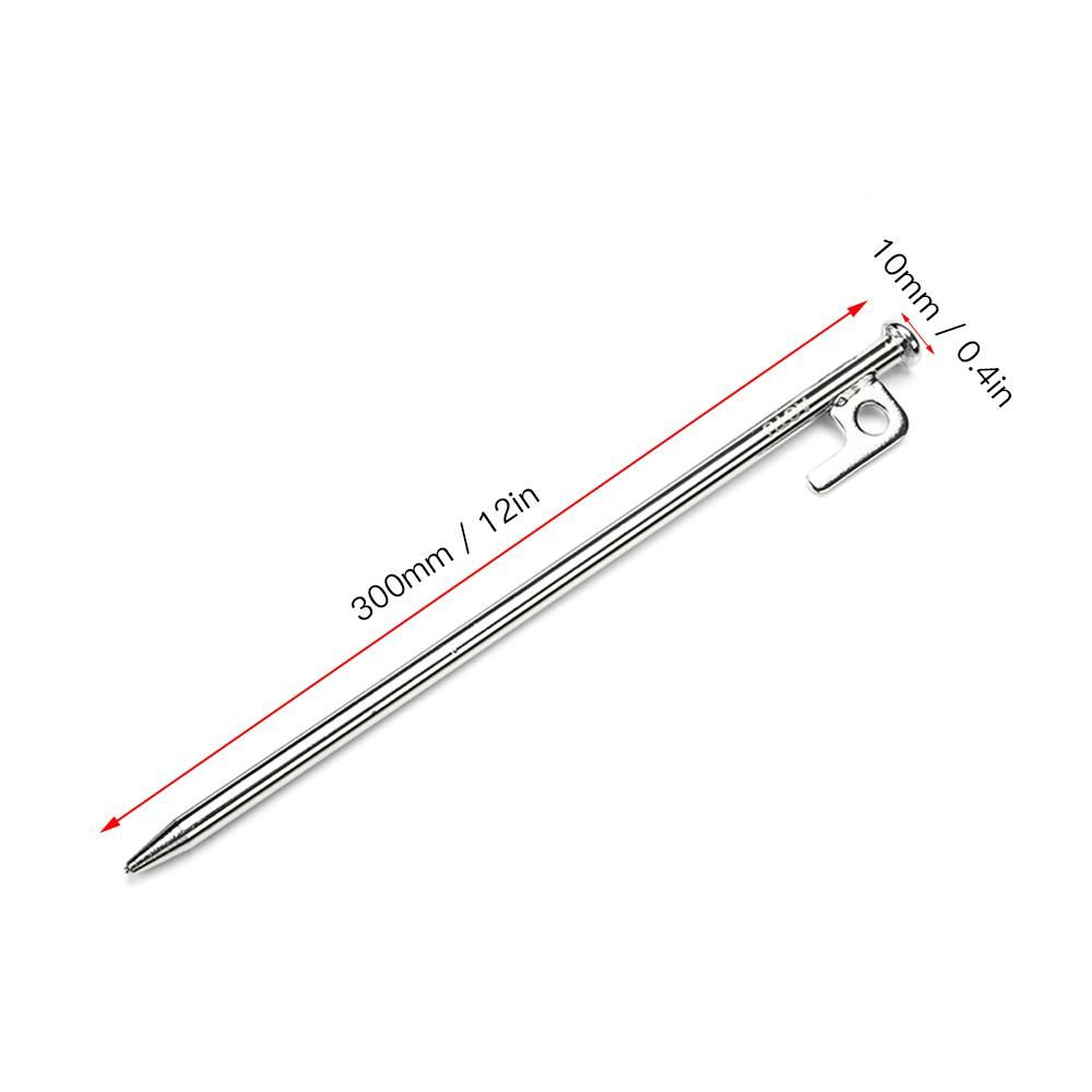 1Pc Outdoor High Strength Steel Tent Peg Camping Tent Tarp Canopy Stake Nail