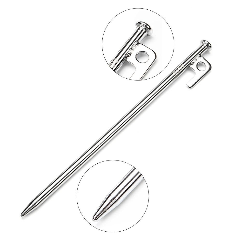 1Pc Outdoor High Strength Steel Tent Peg Camping Tent Tarp Canopy Stake Nail