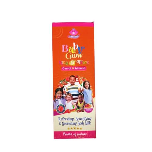 Baby Glow Carrot And Almond Body Milk Lotion - 400ml