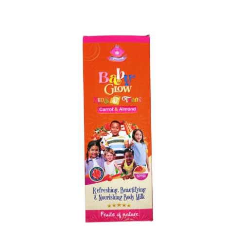Baby Glow Carrot And Almond Body Milk Lotion - 400ml