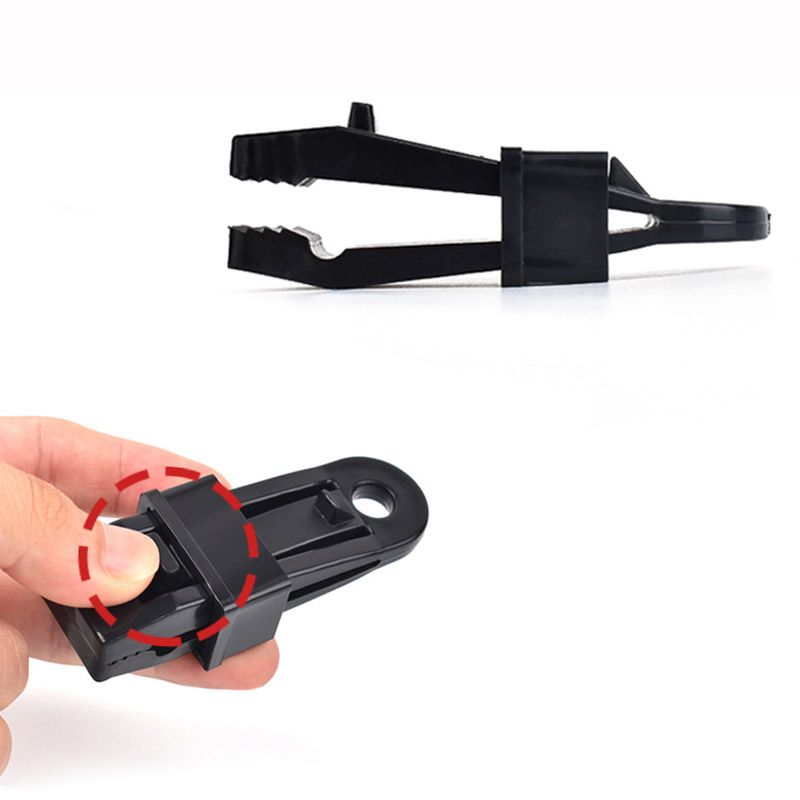 10 Pack Outdoor Camping Tent Tarps Windbreak Clamp Clip