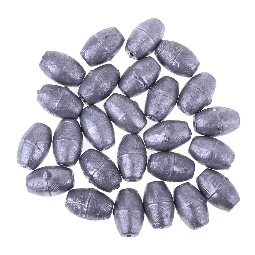 25 Pieces Fishing Weight Sinkers,  Weights  For Men Women