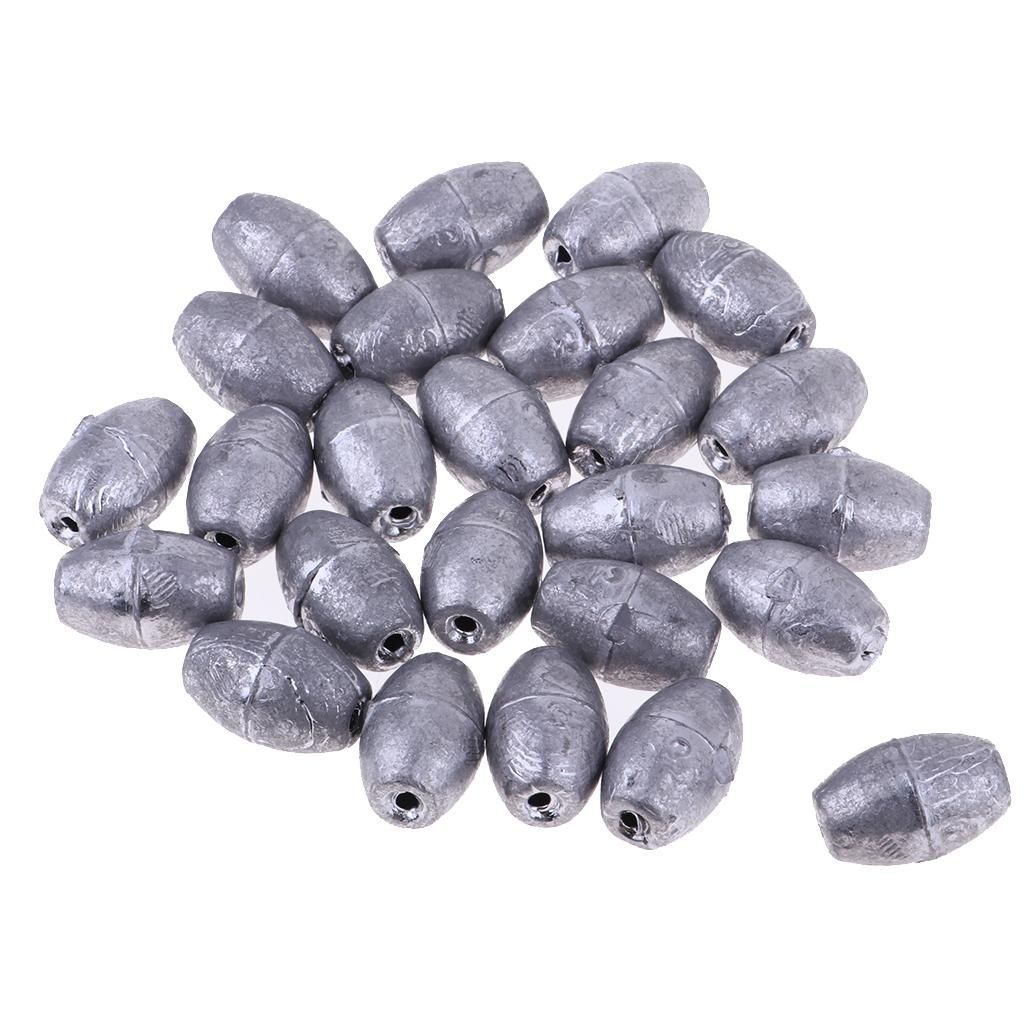 25 Pieces Fishing Weight Sinkers,  Weights  For Men Women
