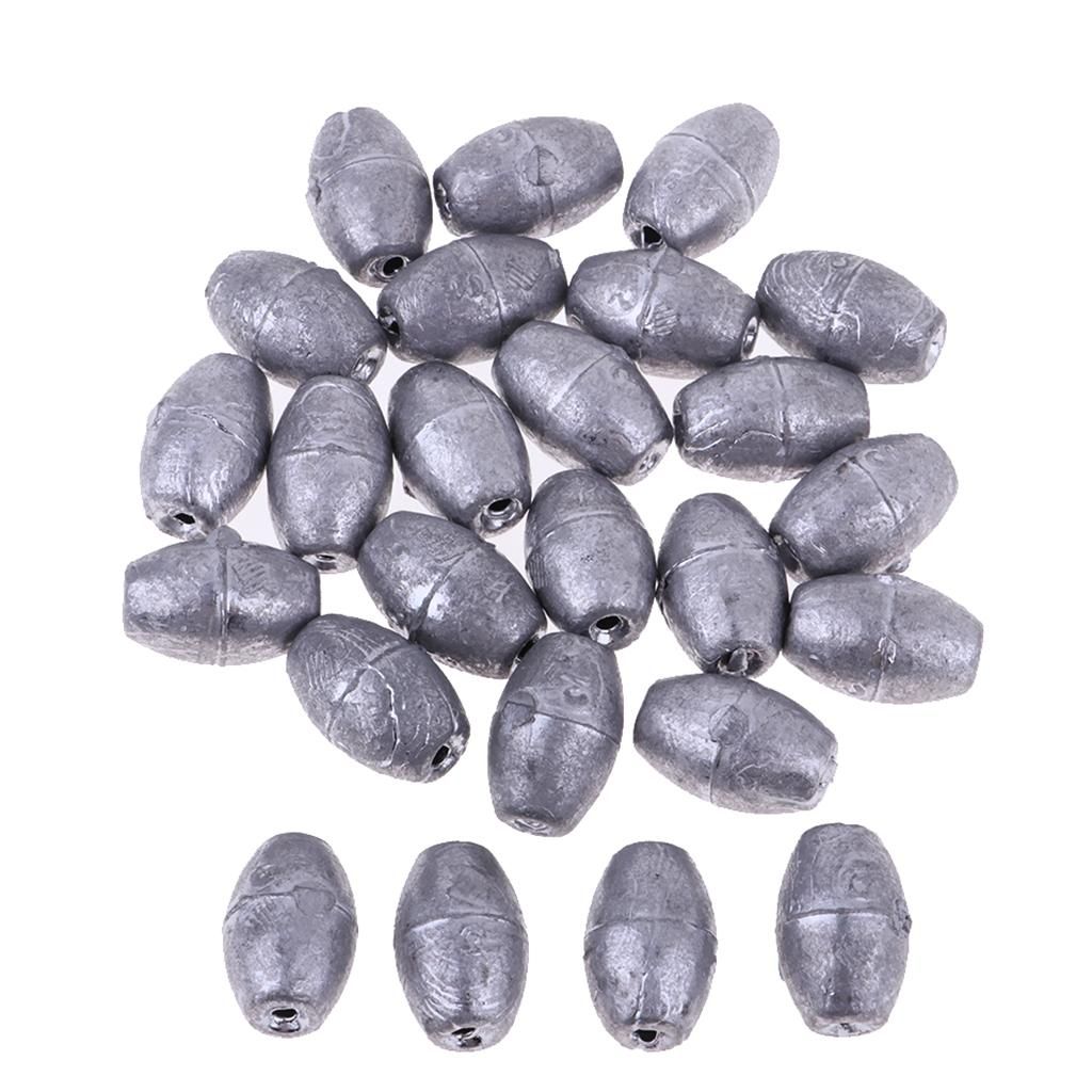 25 Pieces Fishing Weight Sinkers,  Weights  For Men Women