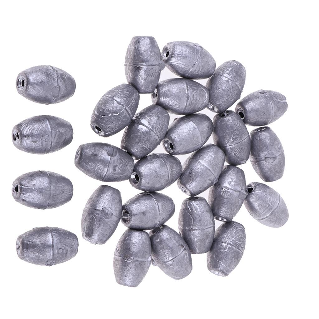 25 Pieces Fishing Weight Sinkers,  Weights  For Men Women