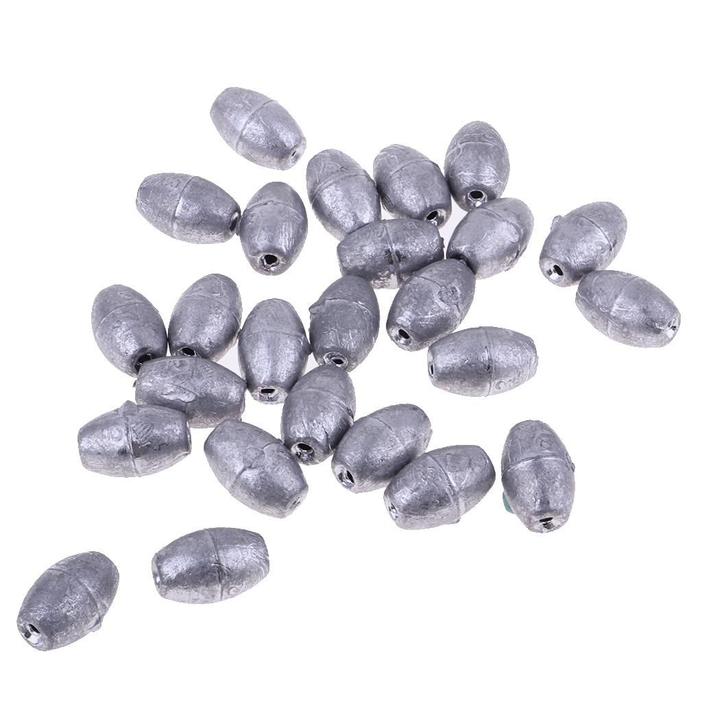 25 Pieces Fishing Weight Sinkers,  Weights  For Men Women